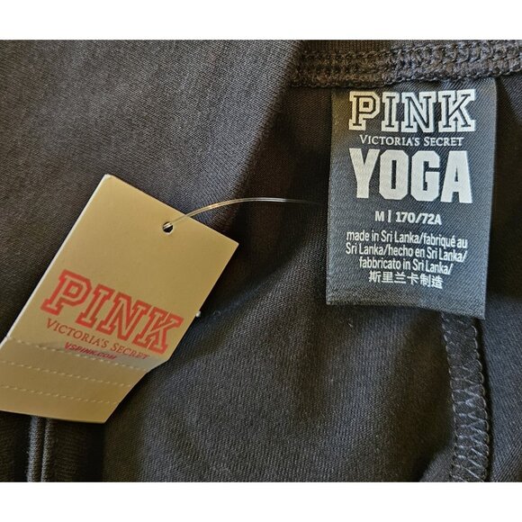 Victoria Secrets PINK Women High Waist Cotton full length, Medium, Black W/ Tags - Picture 9 of 13